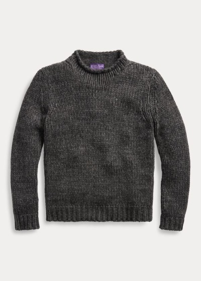 Ralph Lauren Mouliné Cashmere Striktrøje Herre Danmark (XBNUE8713)